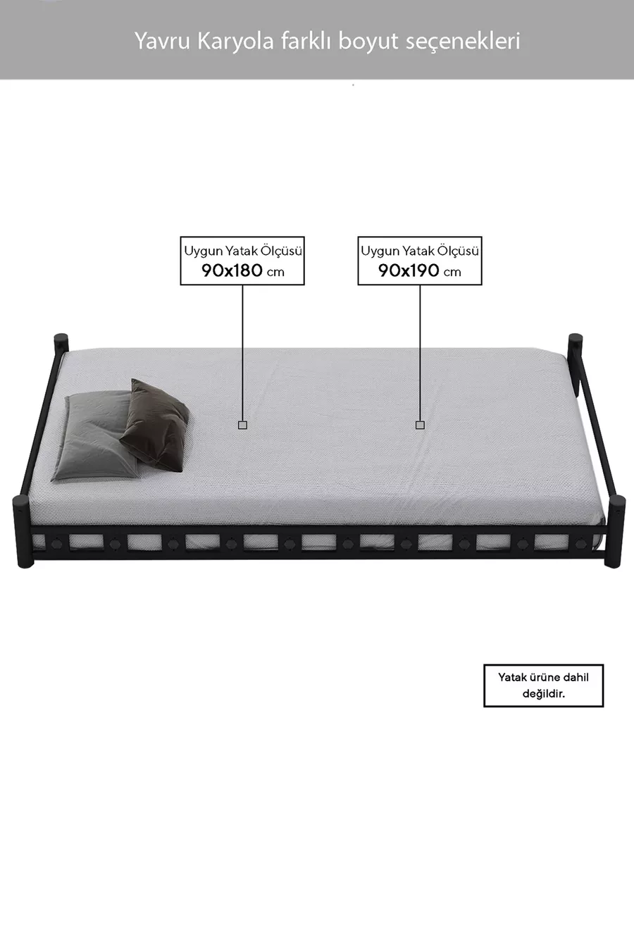 Lit superposé pour bébé avec sommier et matelas, blanc