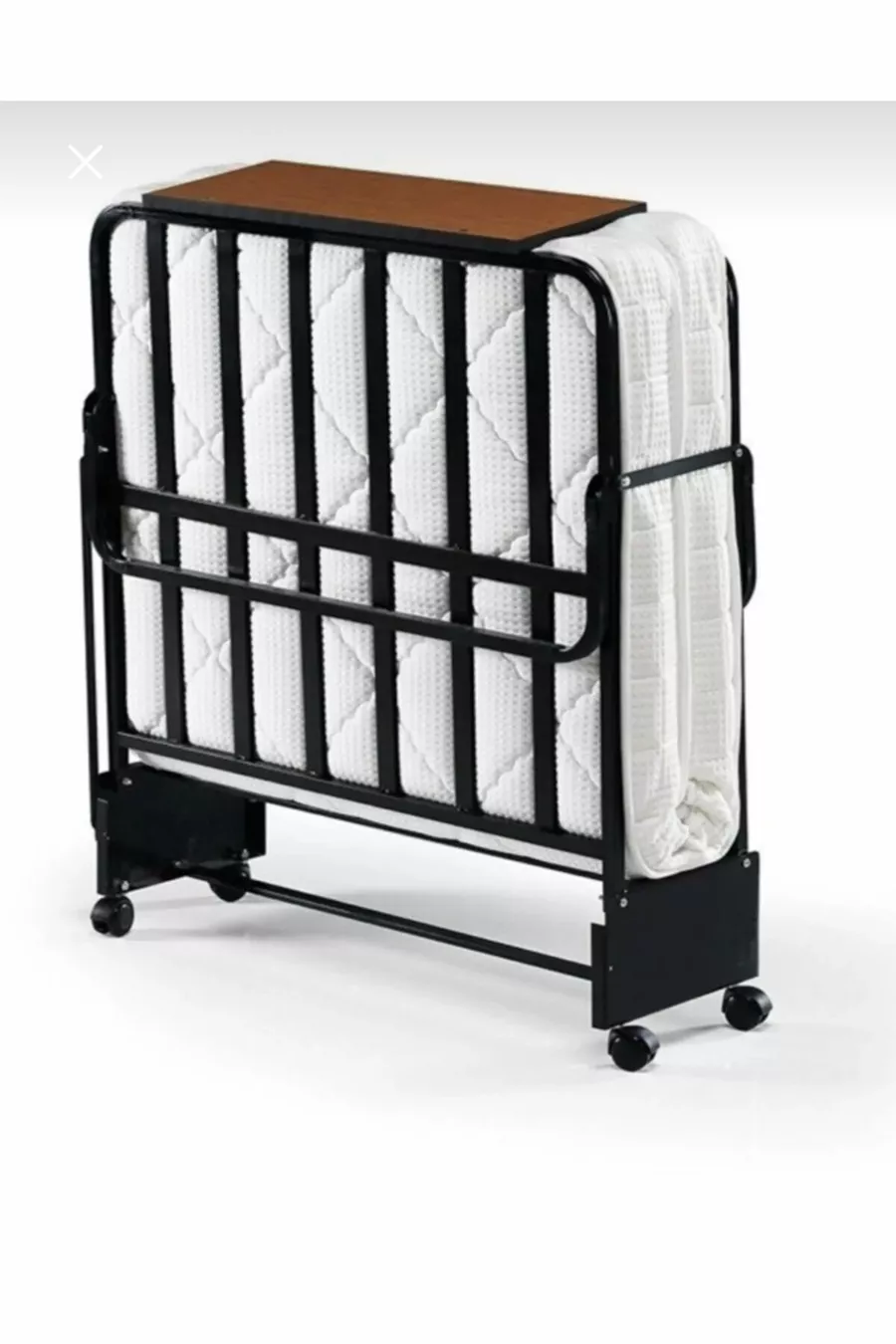 Lit pliant multifonctionnel portable sur roulettes, lit de camping et lit de voyage