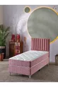 Ensemble 3 pièces Ezgi pour une personne Lit + Sommier + Tête de lit