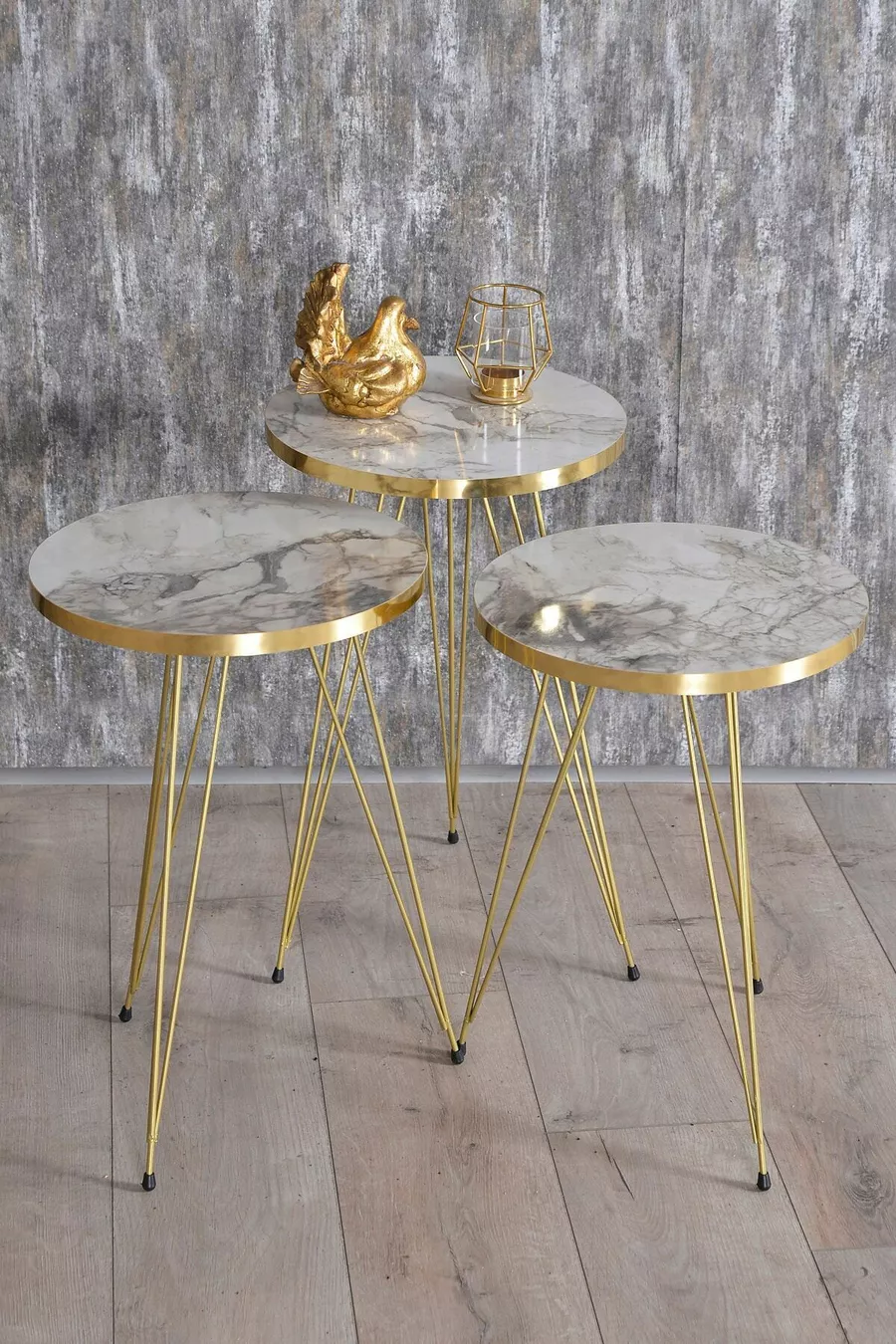 Table d'appoint Zigon Or Efes Fil