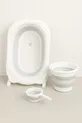 Baignoire pour bébé pliable avec ensemble de bain en filet