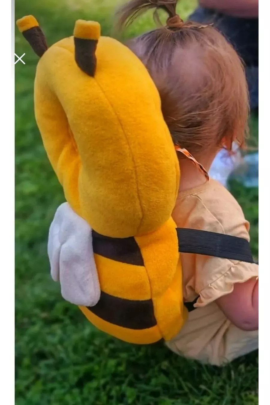 Ruyalarbebek Coussin de protection de tête pour bébé jaune Coussin de première étape Abeille