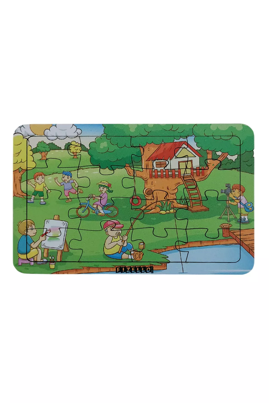 6 Pièces  Ensembles Puzzle Éducatif et Pédagogique en Bois pour Enfants Montessori & Jouet Puzzle pour Bébés et Enfants