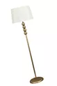 Lampadaire en métal vieilli avec pied, abat-jour crème, moderne, pour salon, chambre à coucher, salon