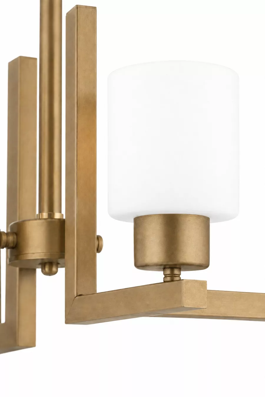 Torqu 4 Luminaire Moderne pour Chambre d'Adolescent, Peint Vieilli Blanc avec Verre, Pour Chambre à Coucher et Salon