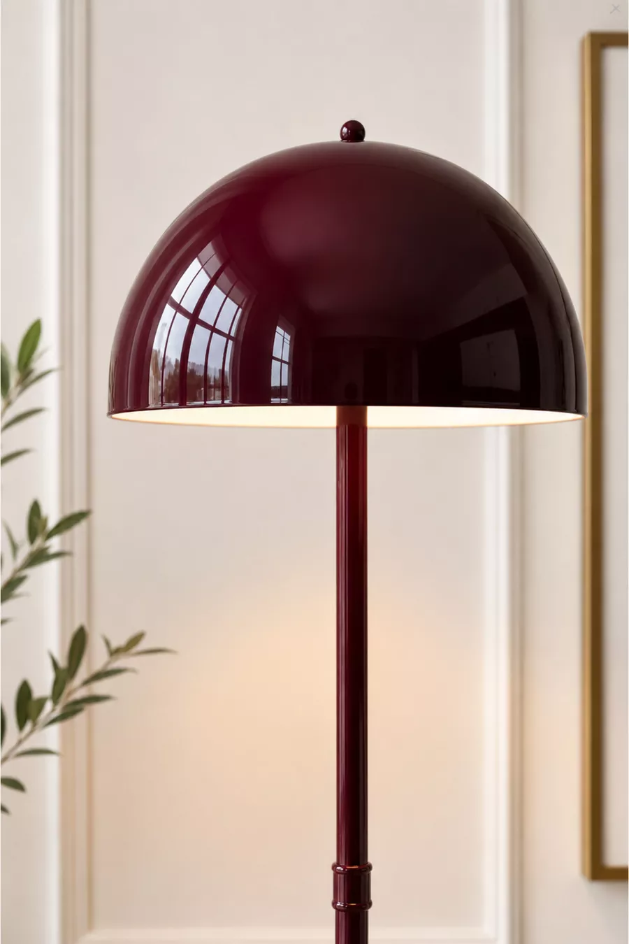 Lampadaire Bohème Cerise Grand Modèle Vienne avec Abat-jour en Métal pour Salon, Chambre, Éclairage d'Angle