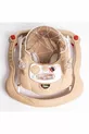 Trotteur pour bébé Spider marron de luxe avec jouets, musique et lumière à 3 niveaux avec siège