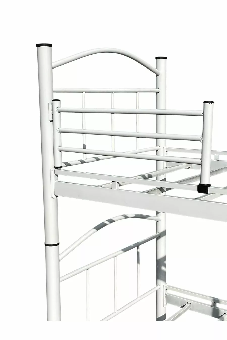 Lit superposé en fer Metal Blanc