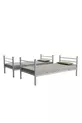 Lit superposé et lit simple Damla Classic blanc