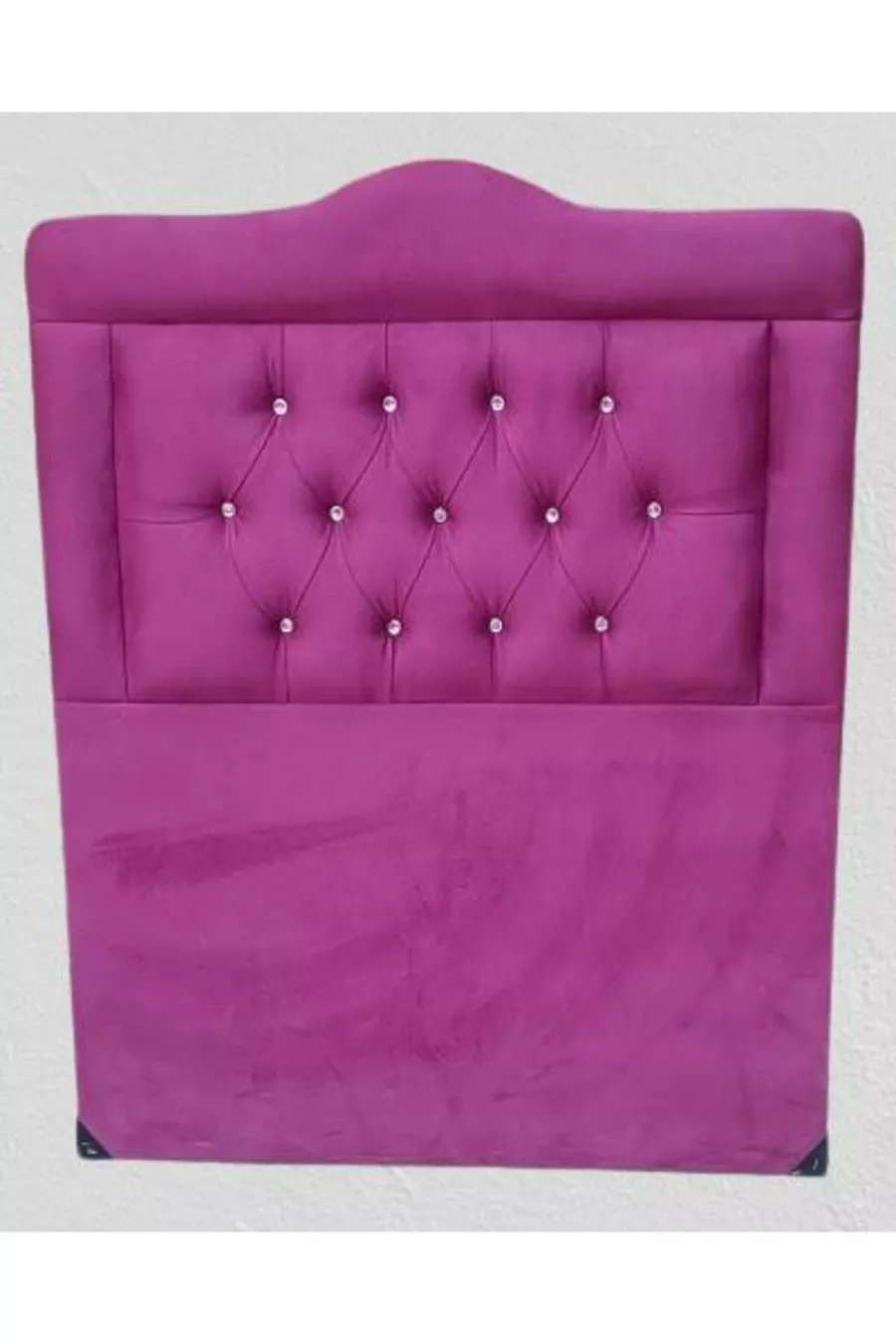 Titre DK Simple Personne Modèle Poney Plumage Fuchsia Tissu Capitonné Rempli Fait Main