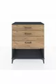 Commode Hyperion 3 tiroirs Anthracite-Sapin