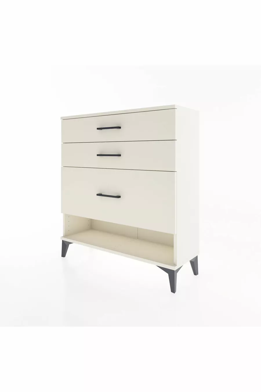 Commode Arges à 3 tiroirs Pierre de lune-Pierres de lune
