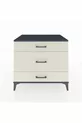 Commode Kronos 3 tiroirs Anthracite-Pierre de lune