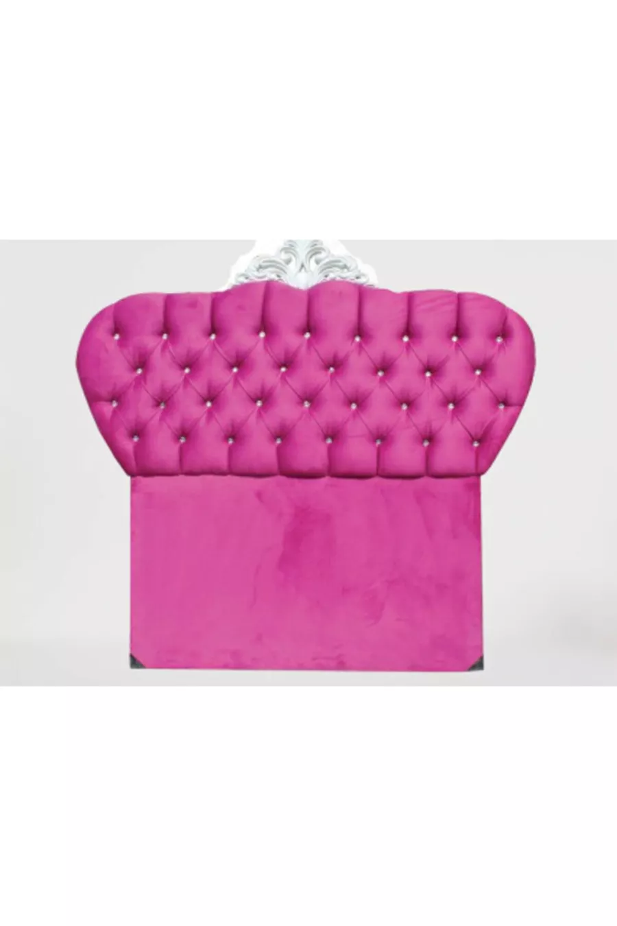 Tête de lit Alc Avant-garde Modèle CM matelassé tissu rose couleur Rembourrage fait main