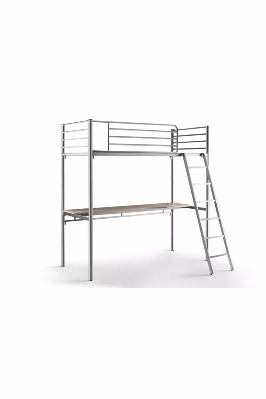 Lit superposé avec bureau