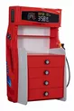 Chambre d'enfant - Lit voiture avec pare-vent Jaguar - Armoire 3 portes, commode - Rouge