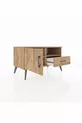 Commode Hyperion à 2 étagères, 1 tiroir, 1 porte, pin sur pin