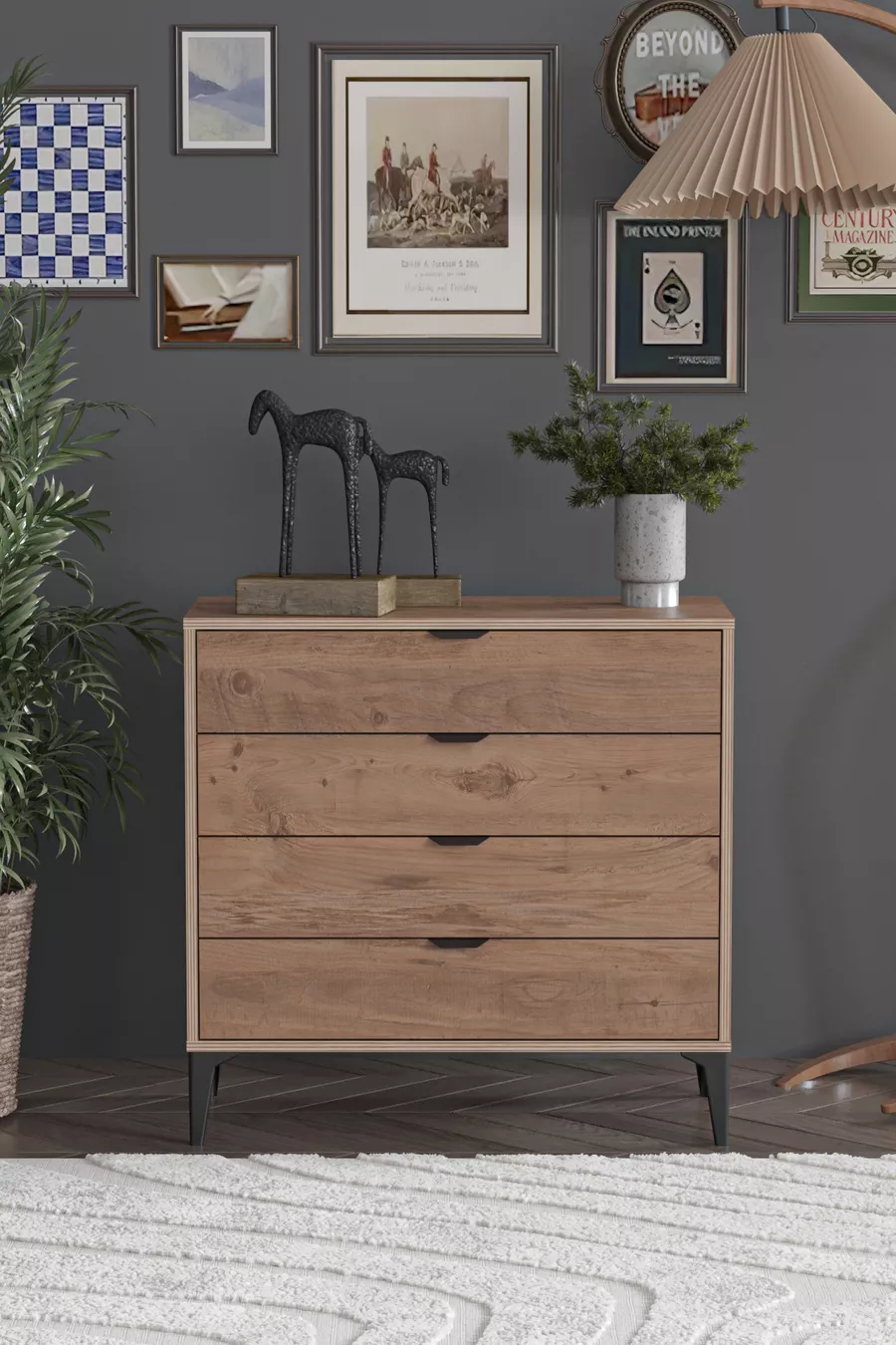 Commode Arden à 4 tiroirs
