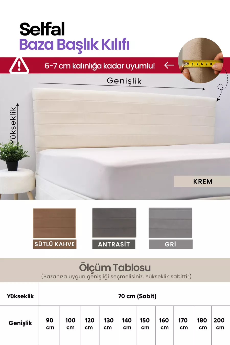 Housse de Tête de Lit pour Lit - Tissu Matelassé en Poil de Poney (Options de Taille)
