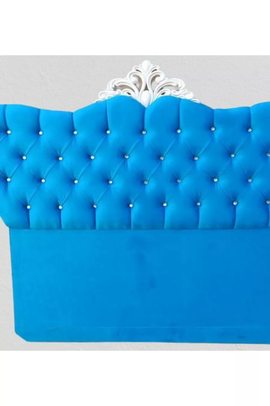 Titre DK Double Avangarde Turquoise Tissu Baby Face Capitonné Épais