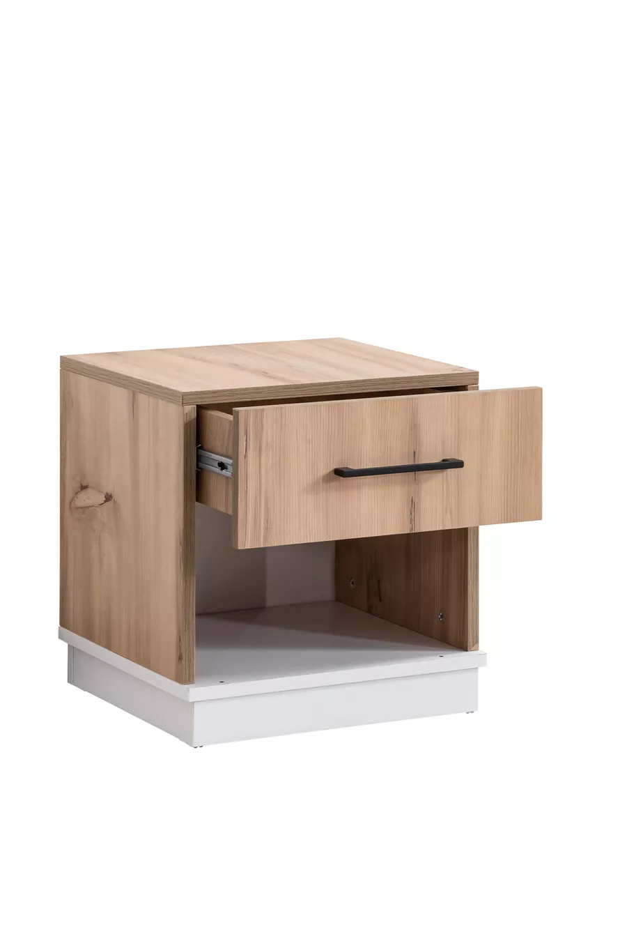 Chambre d'enfant Efes Armoire 3 portes, Lit, Commode, Table de chevet Noyer Crème
