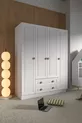 4 KAPAK 2 ÇEKMECE GARDIROP MDF KAPAK