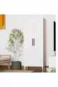 Armoire à 2 portes avec penderie et étagère