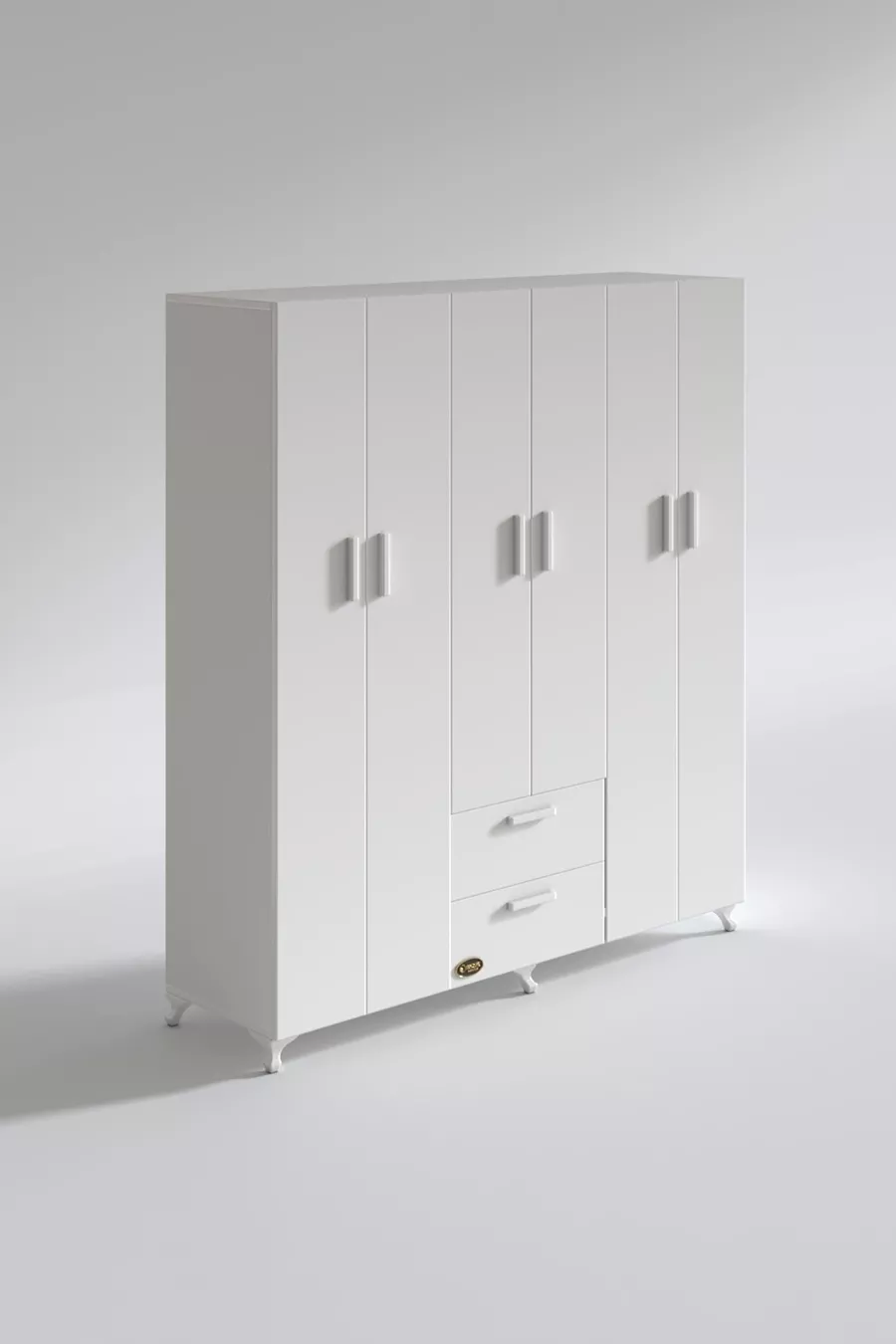 Armoire 6 portes 2 tiroirs Glayör ** Armoire sur pieds Byz