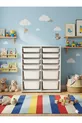 Armoire à Jouets Polyvalente avec Tiroirs et Unité de Rangement – Organisateur de Chambre d’Enfant avec Étiquette Cadeau
