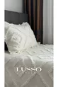 Couverture de lit à franges scandinave pour une personne  x  avec un seul oreiller