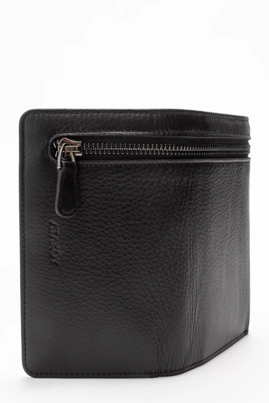 PORTEFEUILLE EN CUIR FEMME NOIR