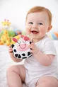 Balle en peluche douce pour bébé | Balle de développement XL avec design vache ( cm)