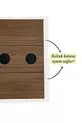 Plateau de fauteuil, table d'appoint latérale en bois, plateau portable pour le côté du fauteuil