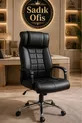 Chaise de bureau confortable à dossier haut ergonomique