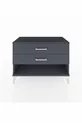 Commode Hyperion 2 tiroirs Anthracite-Anthracite