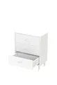 SÖKE, Armoire de salle de bain multifonctions à 3 tiroirs avec pieds (différentes options de largeur)
