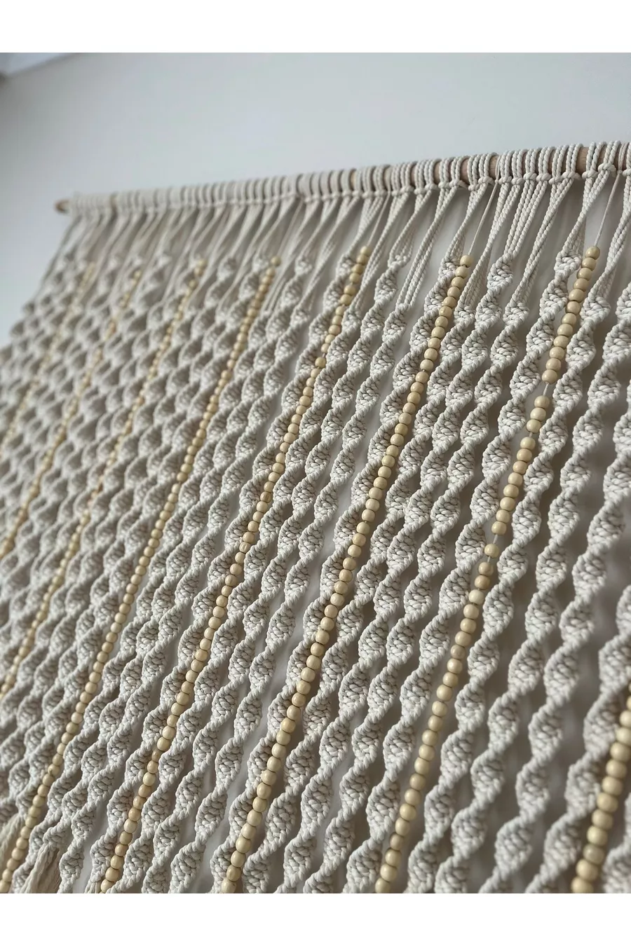 Tête de lit en macramé / tête de lit / décoration murale en macramé