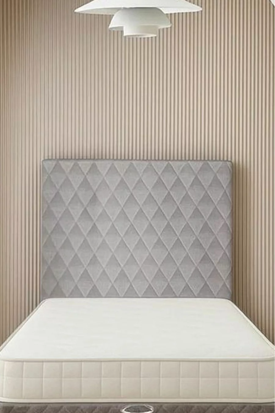 Tête de lit économique Relax, tête de lit de coffre, tête de lit minimaliste à motifs (OPTIONS DE TAILLE)