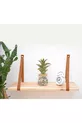 Ensemble de décoration de chambre à coucher en cuir Tête de lit Table de chevet Porte-revues Porte-plante