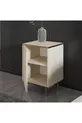 Table de chevet Kozan Travertin Or
