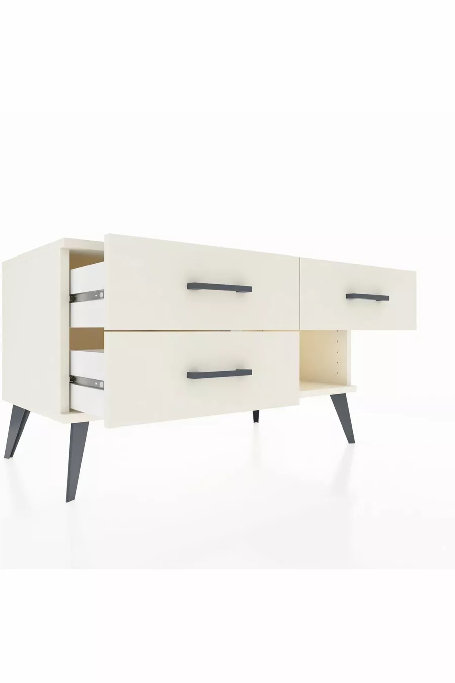 Commode Hyperion 3 tiroirs Pierre de lune-Pierres de lune