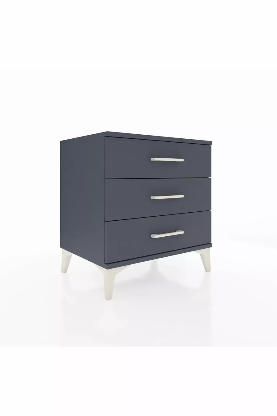 Chevet Hyperion 3 tiroirs Anthracite-Anthracite
