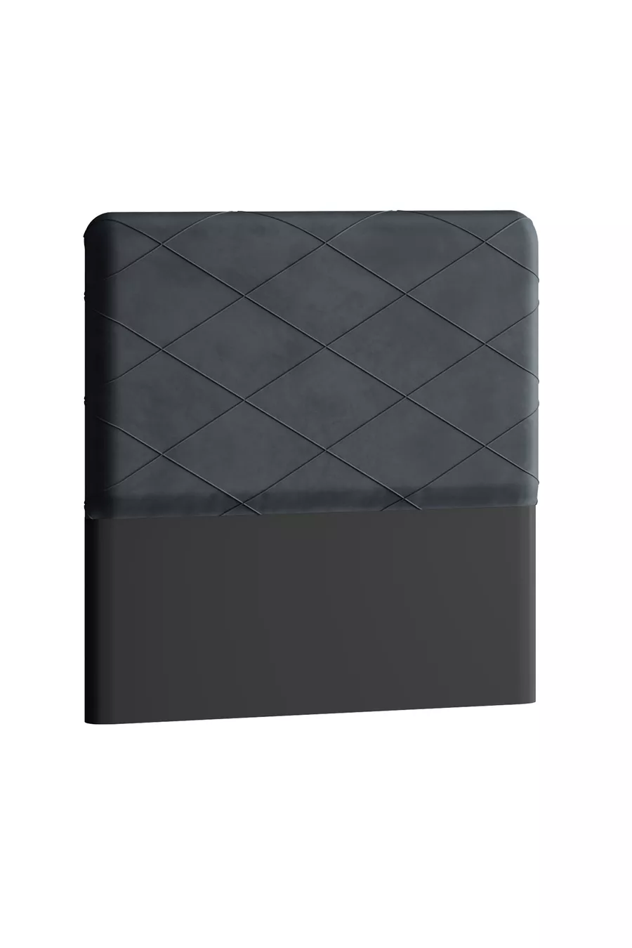 Housse de tête de lit, Housse de tête de lit Mimosa Anthracite