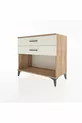 Commode Hyperion 2 tiroirs Pin-Ambre