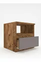 UMUT COMMODE ANTHRACITE GRIS - PIN DE L'ATLANTIQUE 1 TIROIR CM