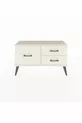 Commode Arges 3 tiroirs Anthracite-Pierres de lune