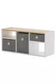 Armoire à jouets Bala Chêne blanc