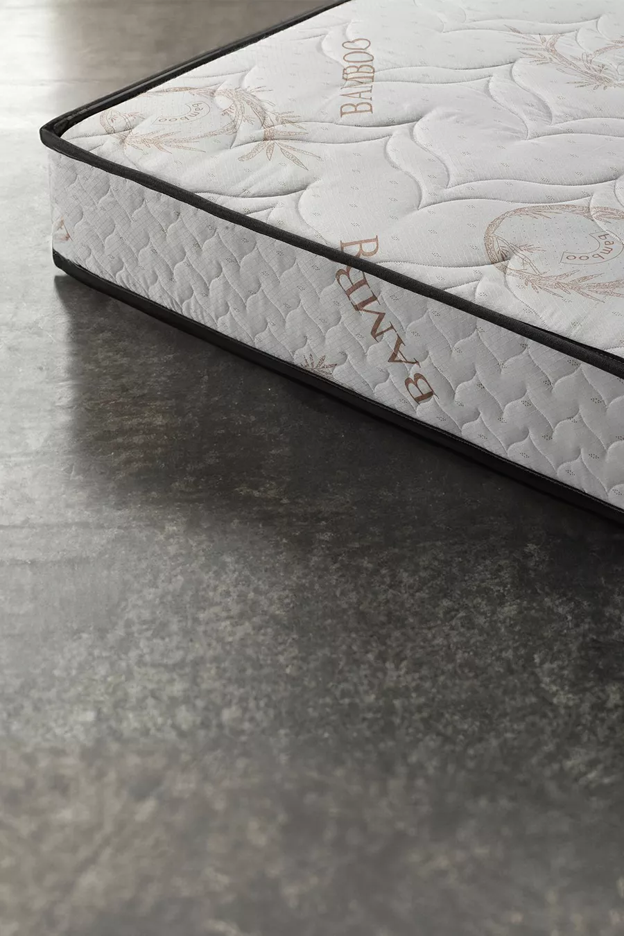 | Matelas à ressorts orthopédique en tissu de bambou pour une personne | x CM | Épaisseur de CM |