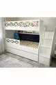 Lit superposé pour enfants modèle à motif blanc