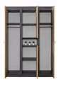 Lit superposé, Lit Nature, Lit simple, Bureau, Armoire 3 portes, 2 matelas Comfort